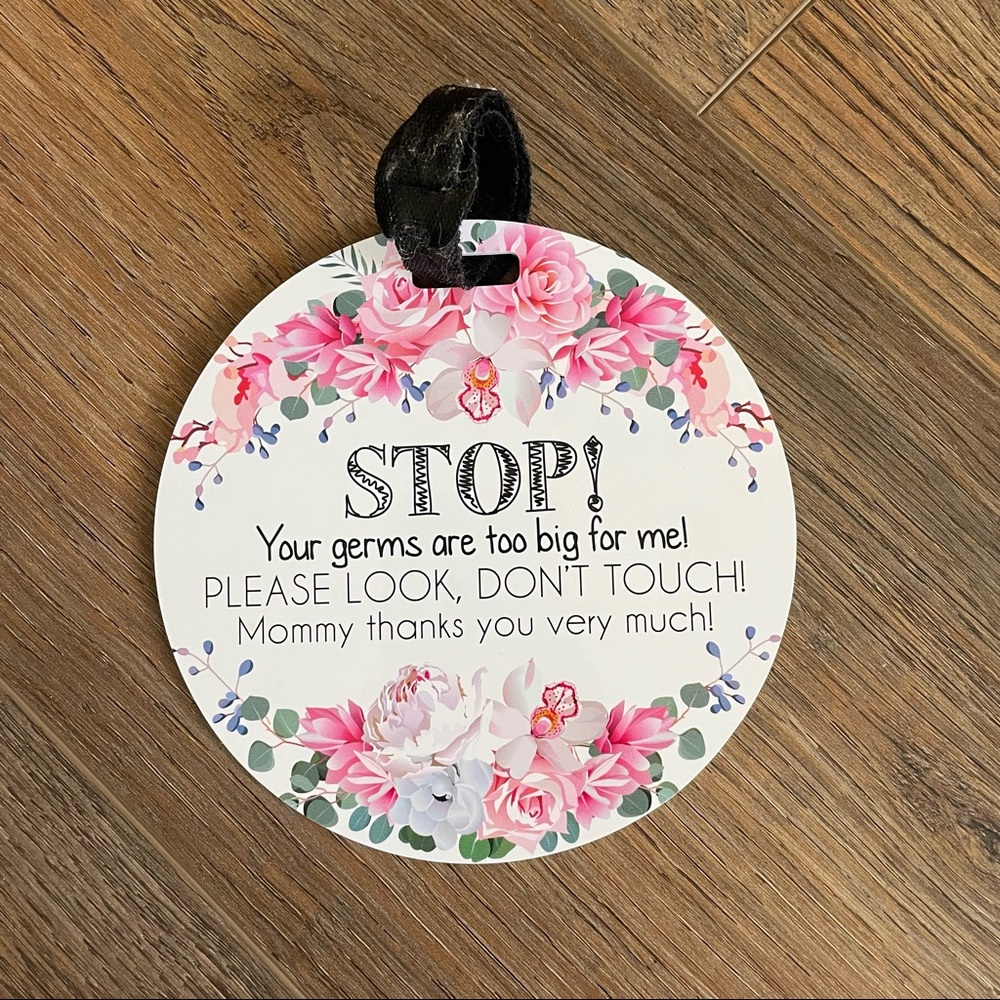 Double Sided Car seat Sign
